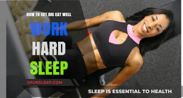 Maximize Muscle Growth: Eat Well, Train Hard, Sleep Smart