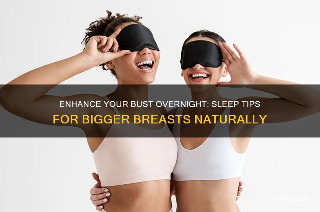 how to get bigger breast while sleeping
