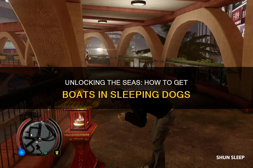 how to get boats in sleeping dogs