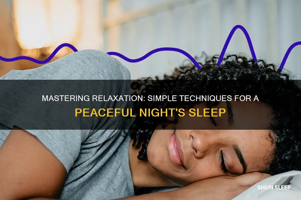 how to get body to relaxed to sleep