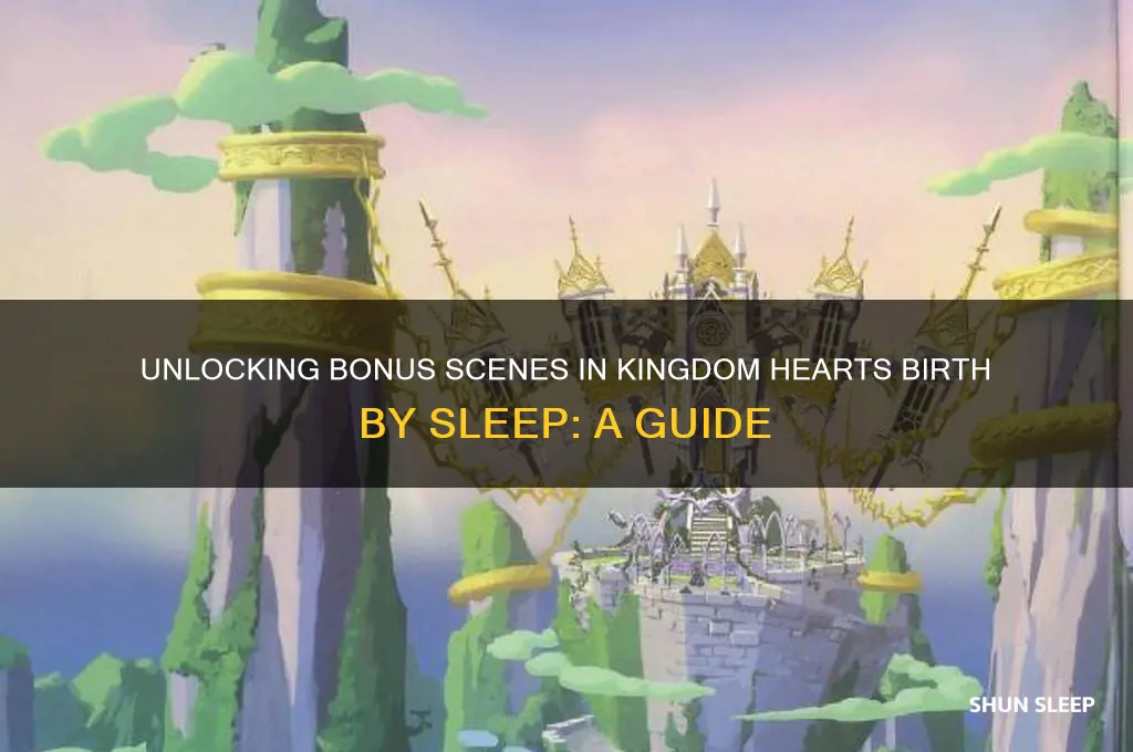 how to get bonus seen birth by sleep