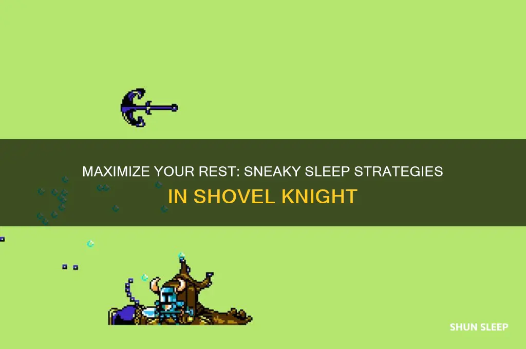 how to get bonus sleep around in shovel knight