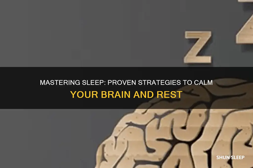 how to get brain to sleep