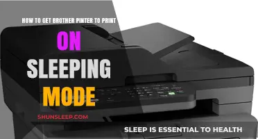 Wake Up Your Brother Printer: Printing from Sleep Mode Made Easy
