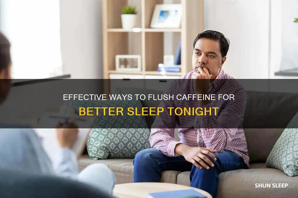 how to get caffeine out of your system to sleep