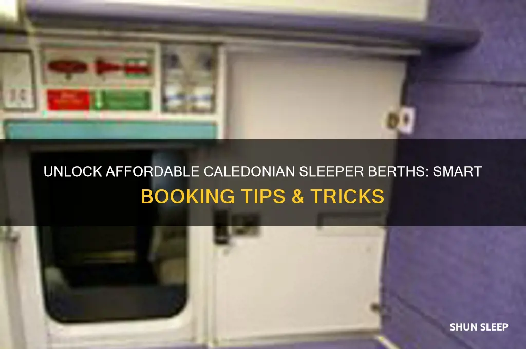 how to get caledonian sleeper bargain berths