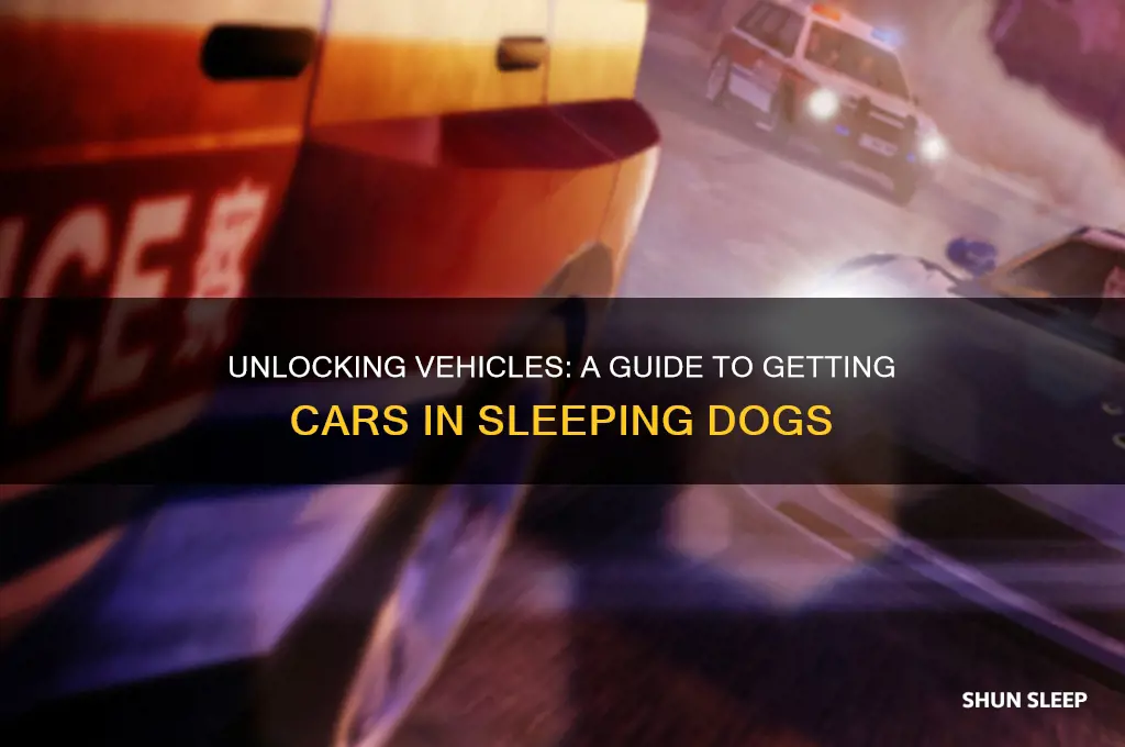 how to get cars in sleeping dogs