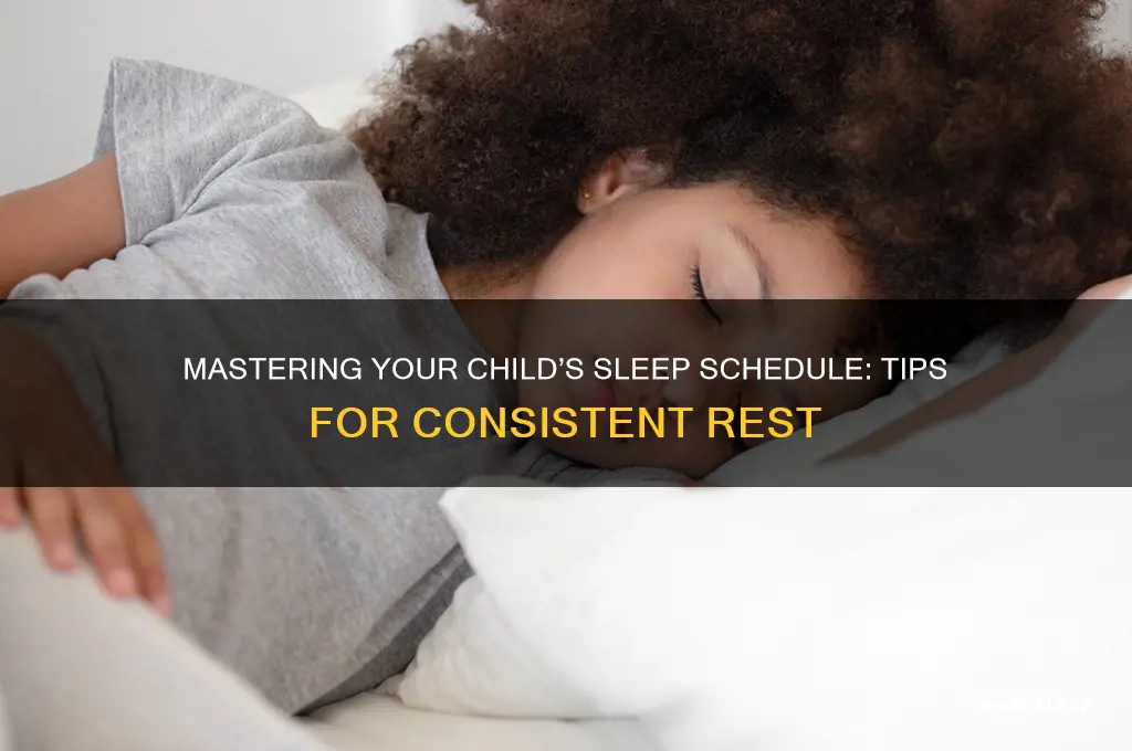 how to get child on sleep schedule