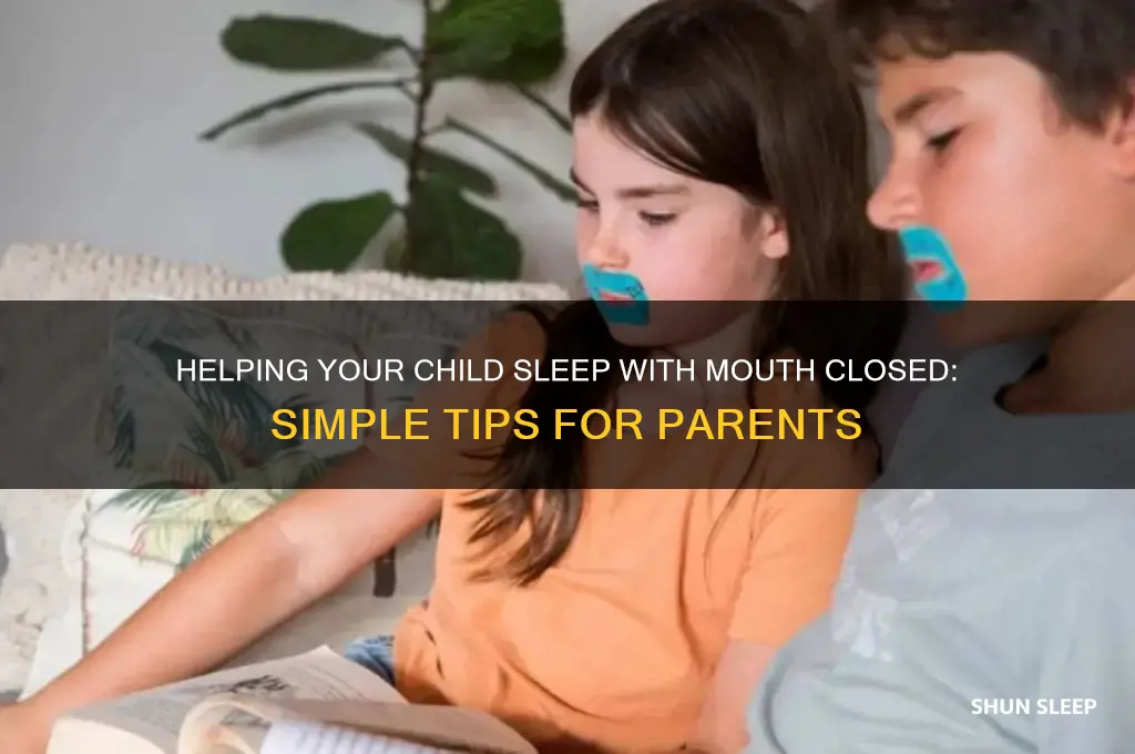 how to get child to sleep with mouth closed