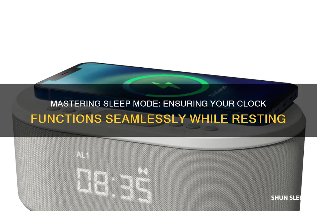 how to get clock to work in sleep