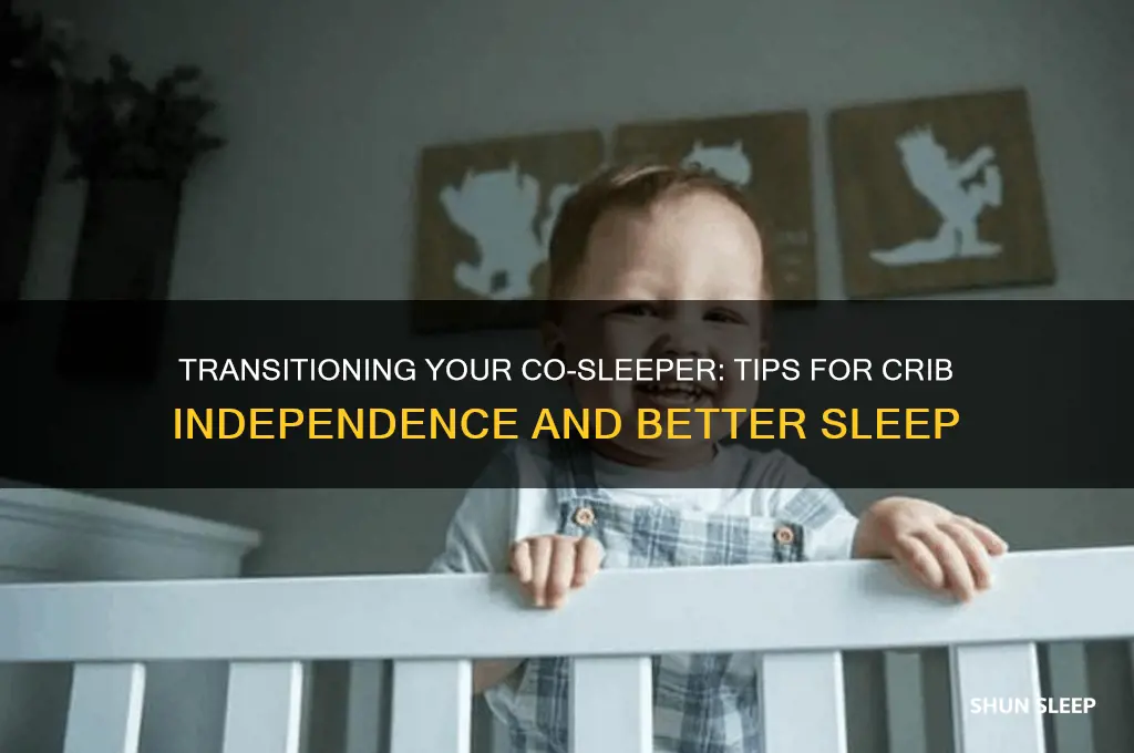 how to get co sleeper to sleep in crib