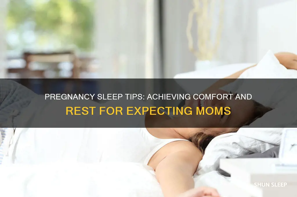 how to get comfortable sleep during pregnancy