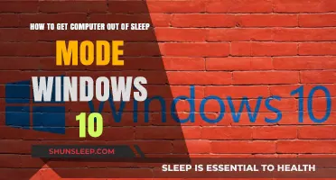 Wake Up Your Windows 10 PC: Exit Sleep Mode Easily