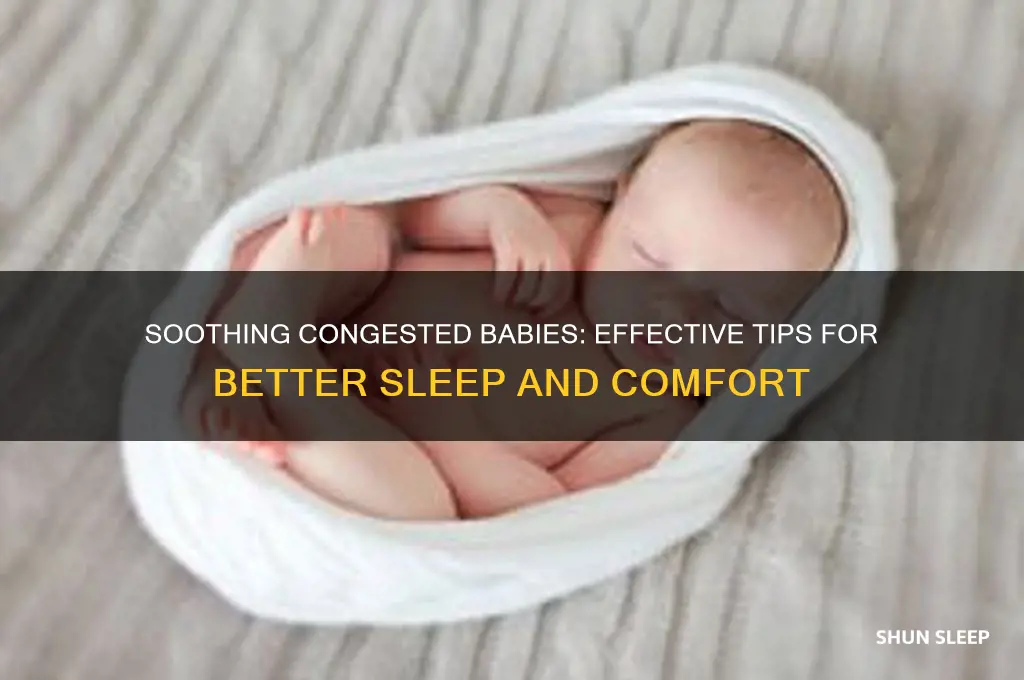 how to get congested baby sleep