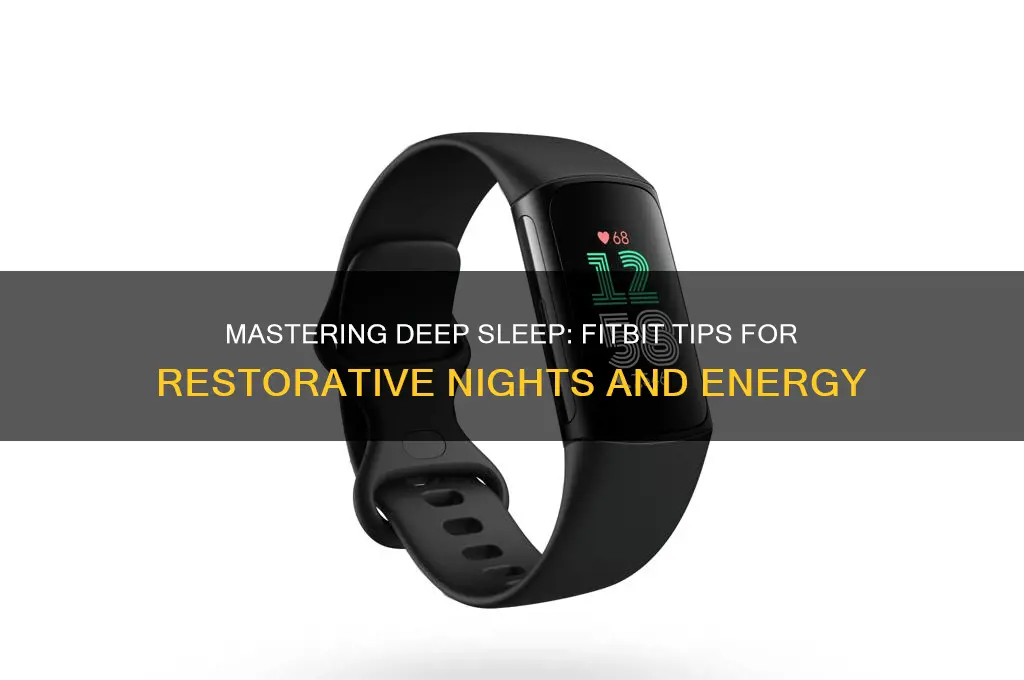 how to get deep sleep fitbit