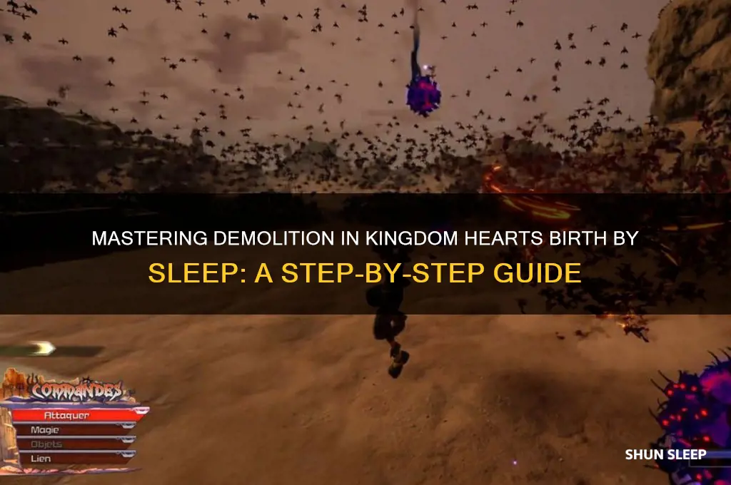 how to get demolition in kingdom hearts birth by sleep
