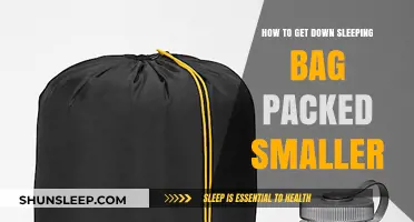 Master the Art of Compressing Your Down Sleeping Bag for Compact Packing