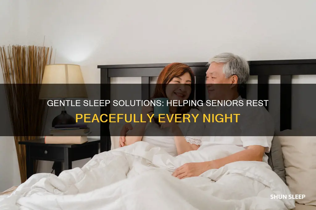 how to get elderly people to sleep