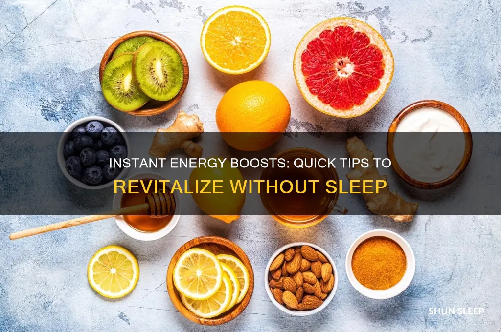 how to get energy fast without sleep