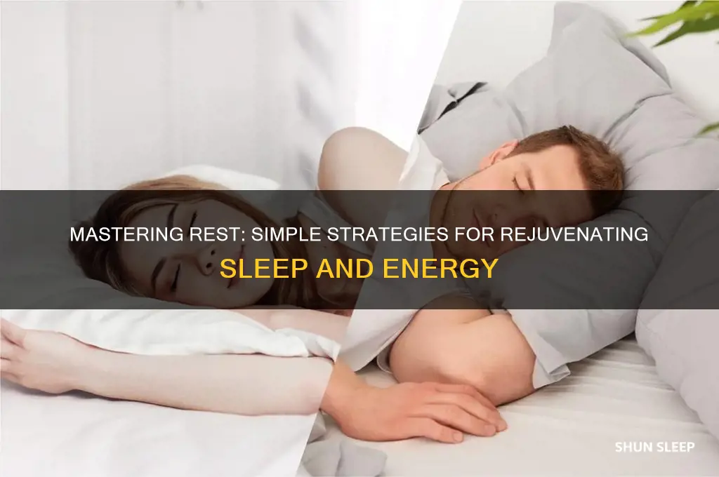 how to get enough rest