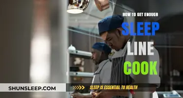 Mastering Sleep as a Line Cook: Tips for Restful Nights and Energetic Shifts