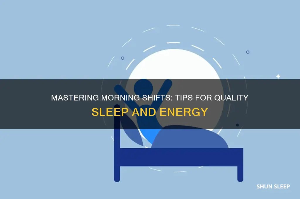 how to get enough sleep morning shift