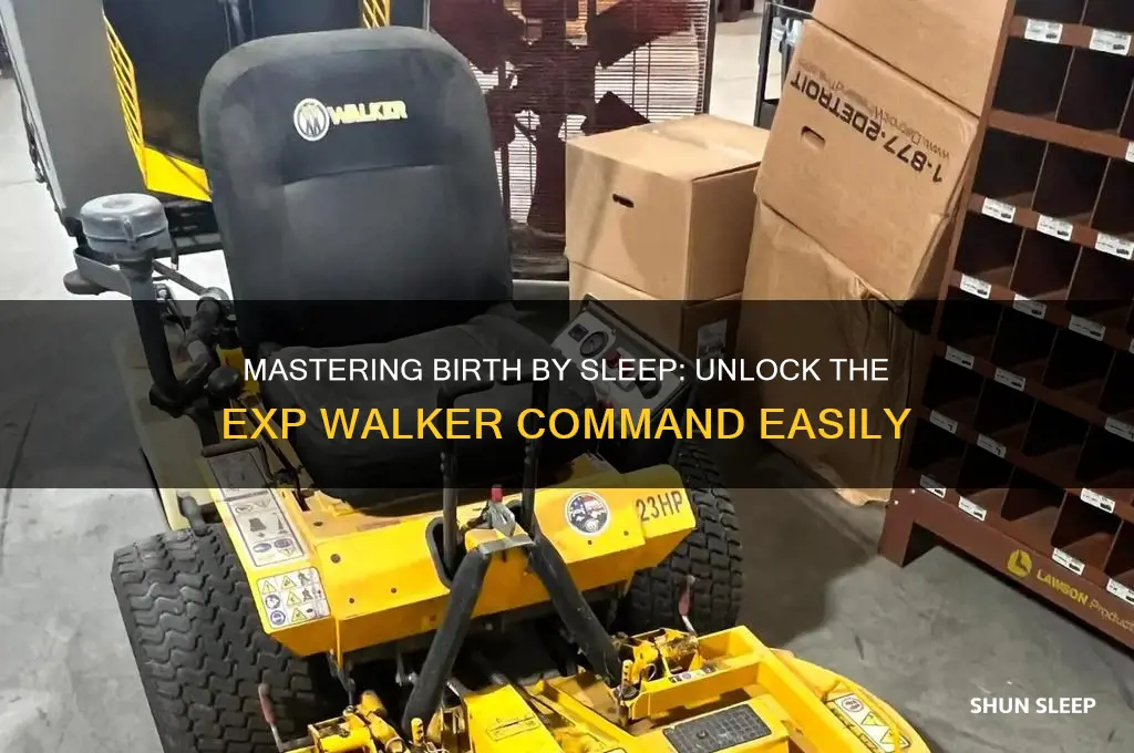 how to get exp walker in birth by sleep