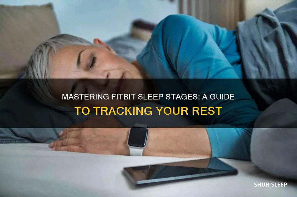 how to get fit bit stages of sleep mode