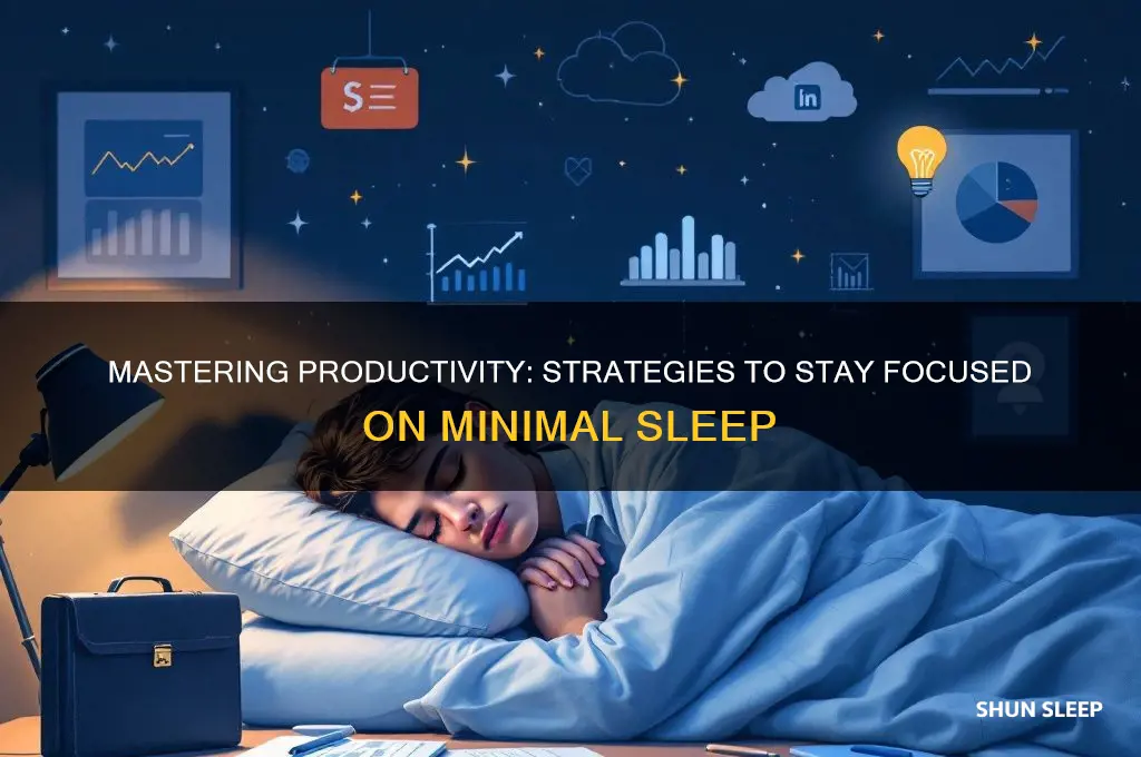how to get focused on little sleep