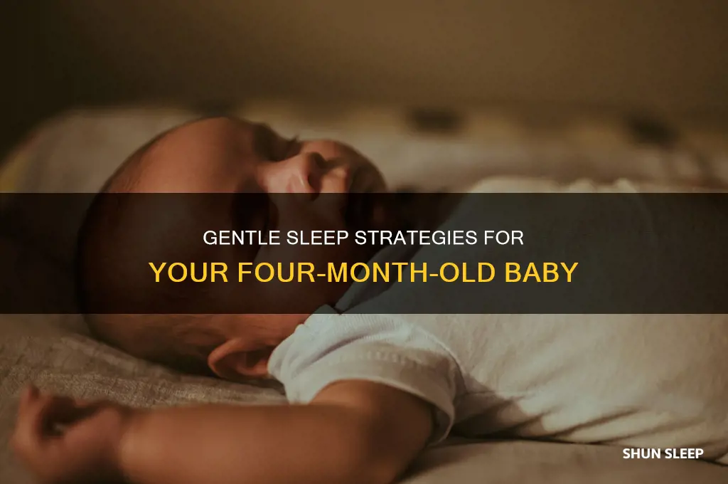 how to get four month old to sleep
