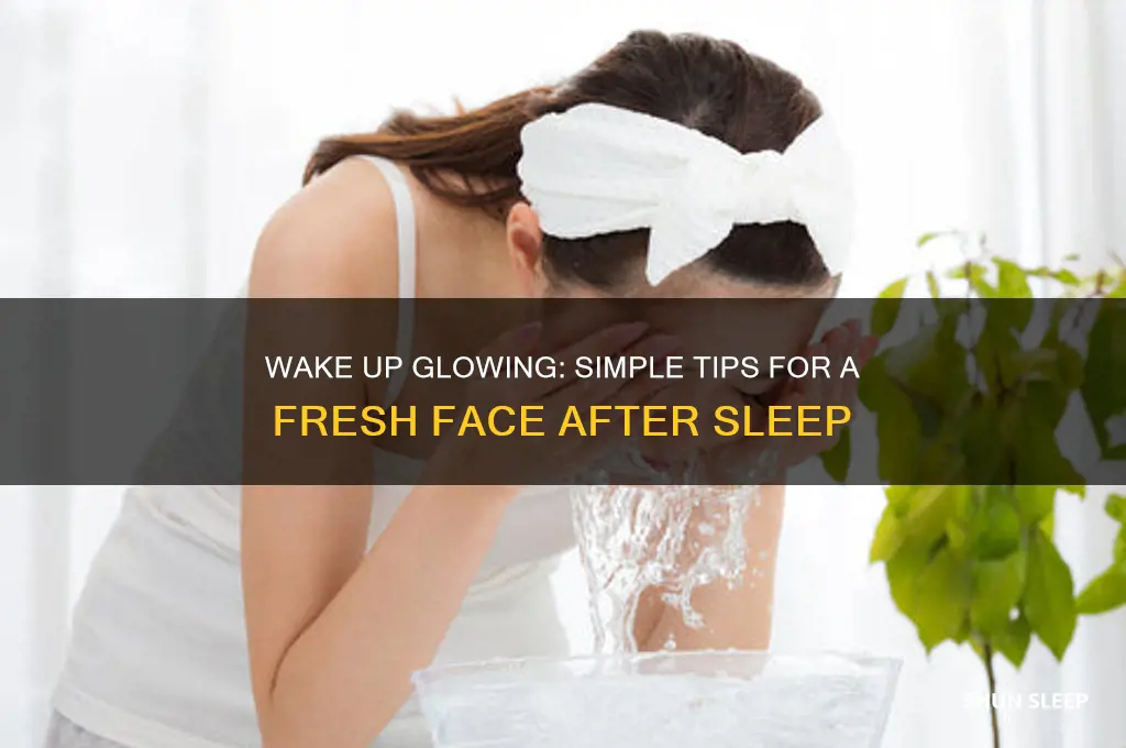 how to get fresh face after sleep