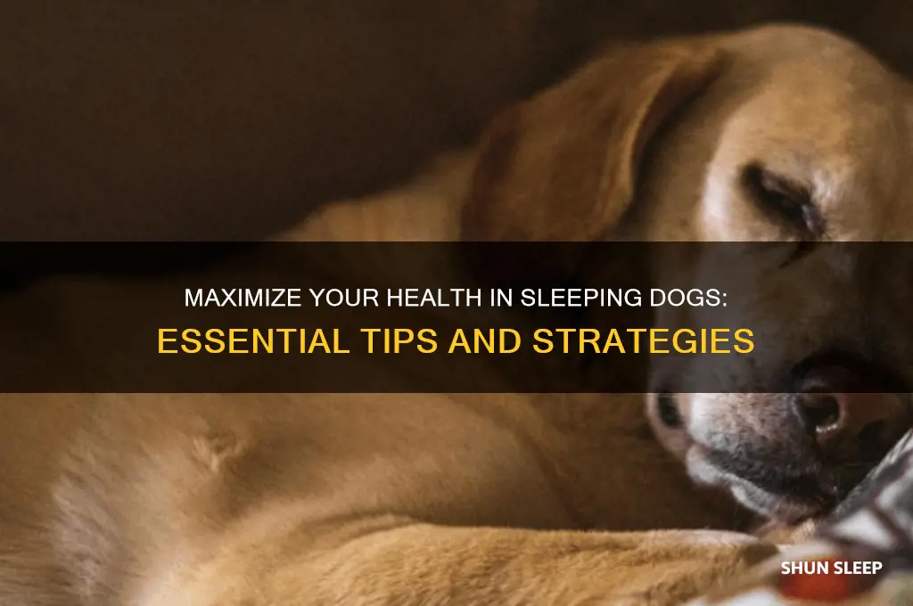 how to get full health in sleeping dogs