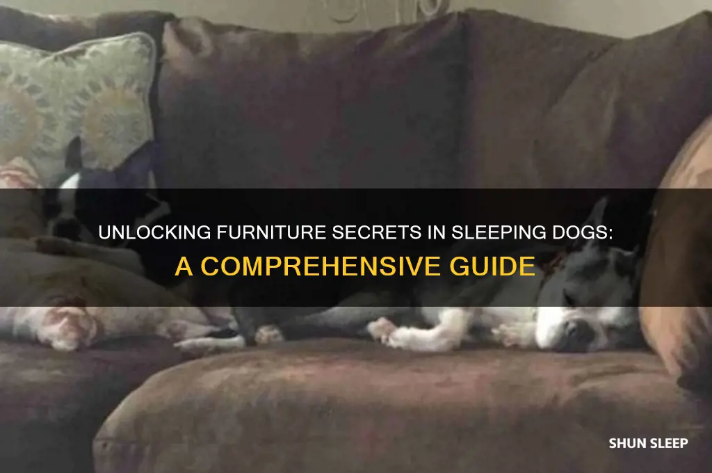 how to get furniture in sleeping dogs