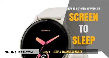 Quick Fix: Putting Your Garmin Vivoactive Screen to Sleep