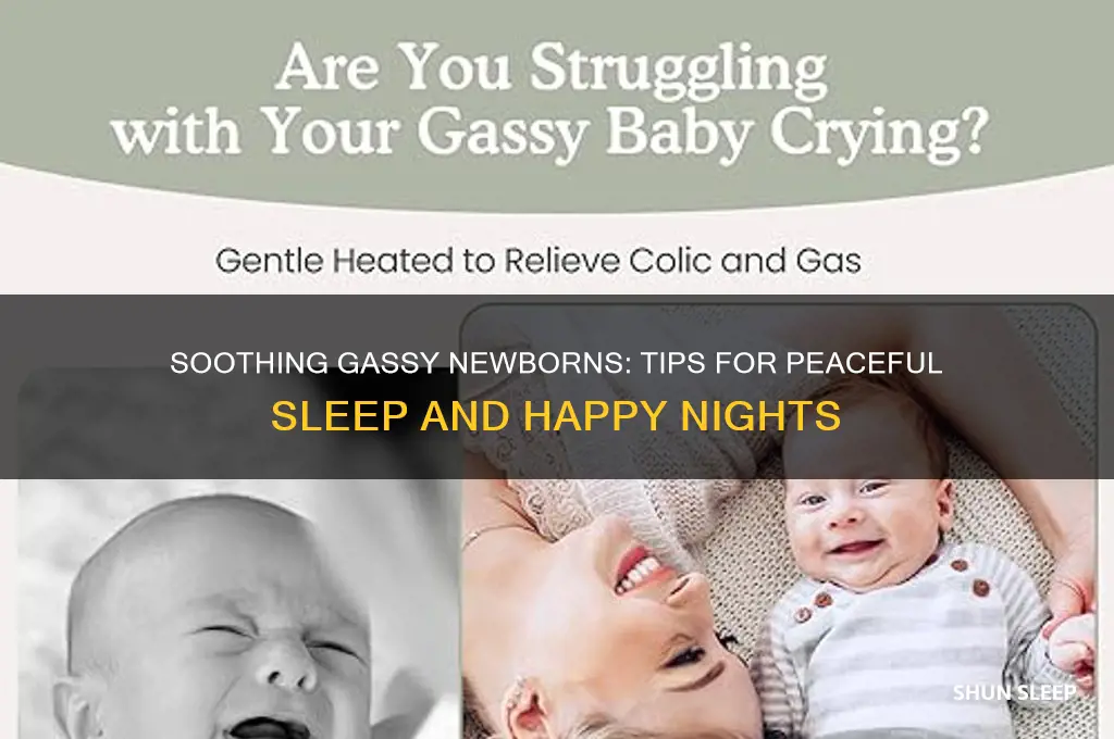 how to get gassy newborn to sleep