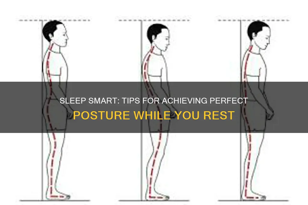 how to get good posture sleeping