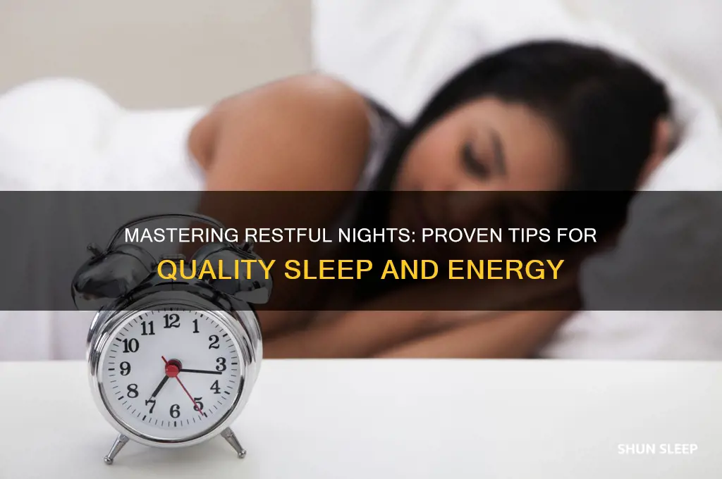 how to get good quality of sleep