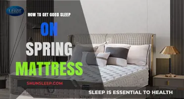 Mastering Restful Nights: Tips for Quality Sleep on Spring Mattresses