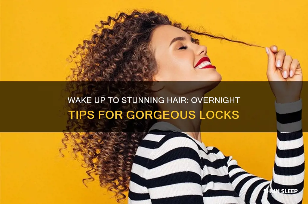 how to get gorgeous hair while you sleep