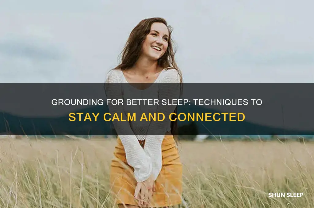 how to get grounded while sleeping