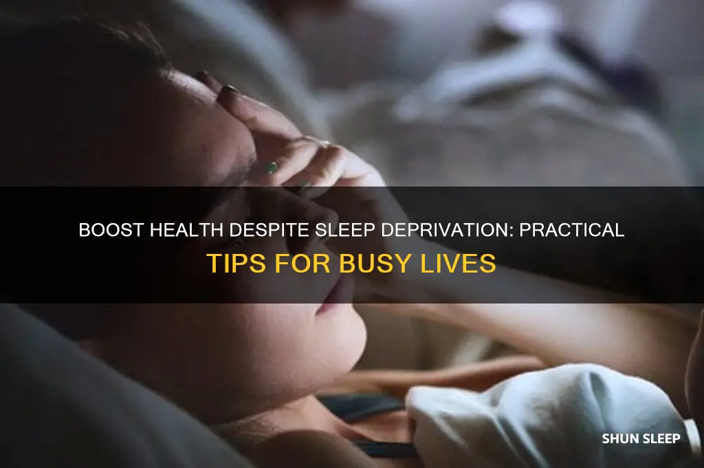 how to get healthy when you dont get enough sleep