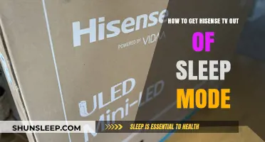 Wake Up Your Hisense TV: Quick Fix for Sleep Mode Exit