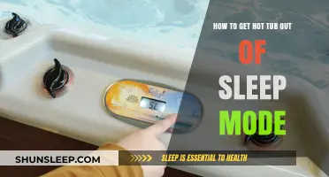 Wake Up Your Hot Tub: Exiting Sleep Mode Made Easy
