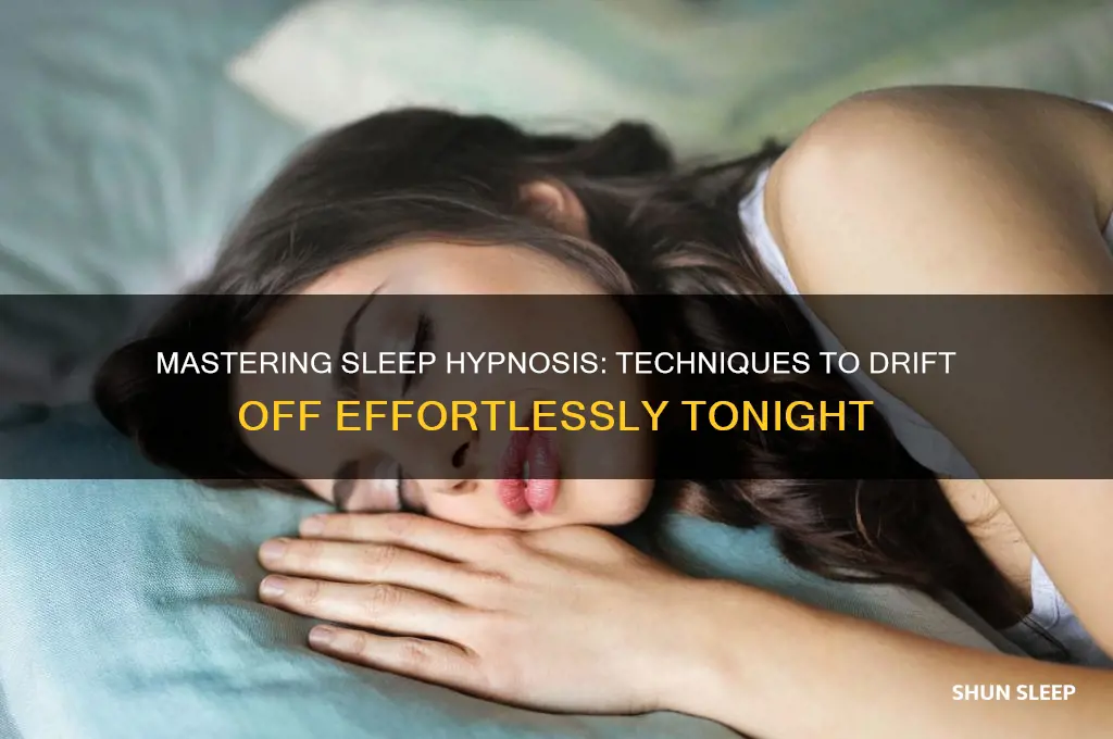 how to get hypnotized to go to sleep