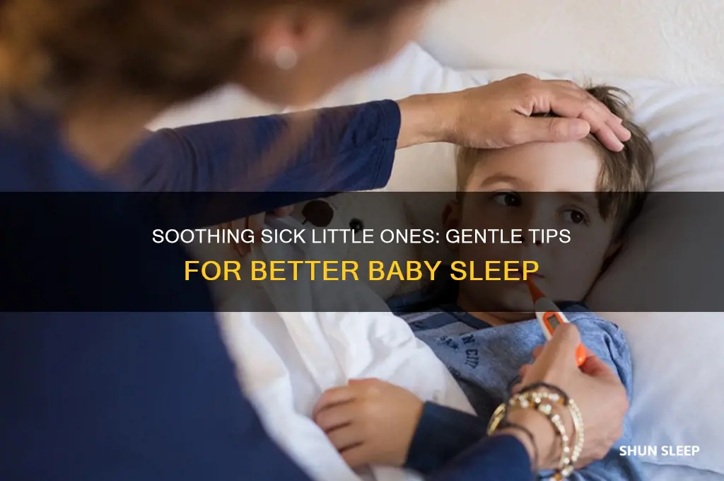 how to get ill baby to sleep