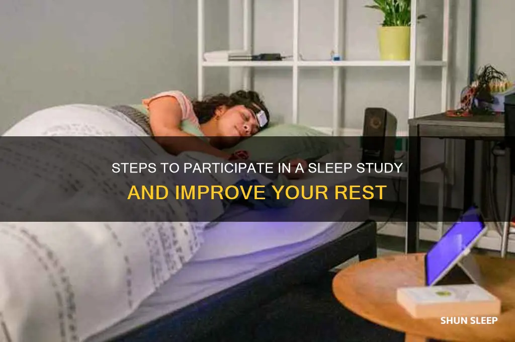 how to get in a sleep study