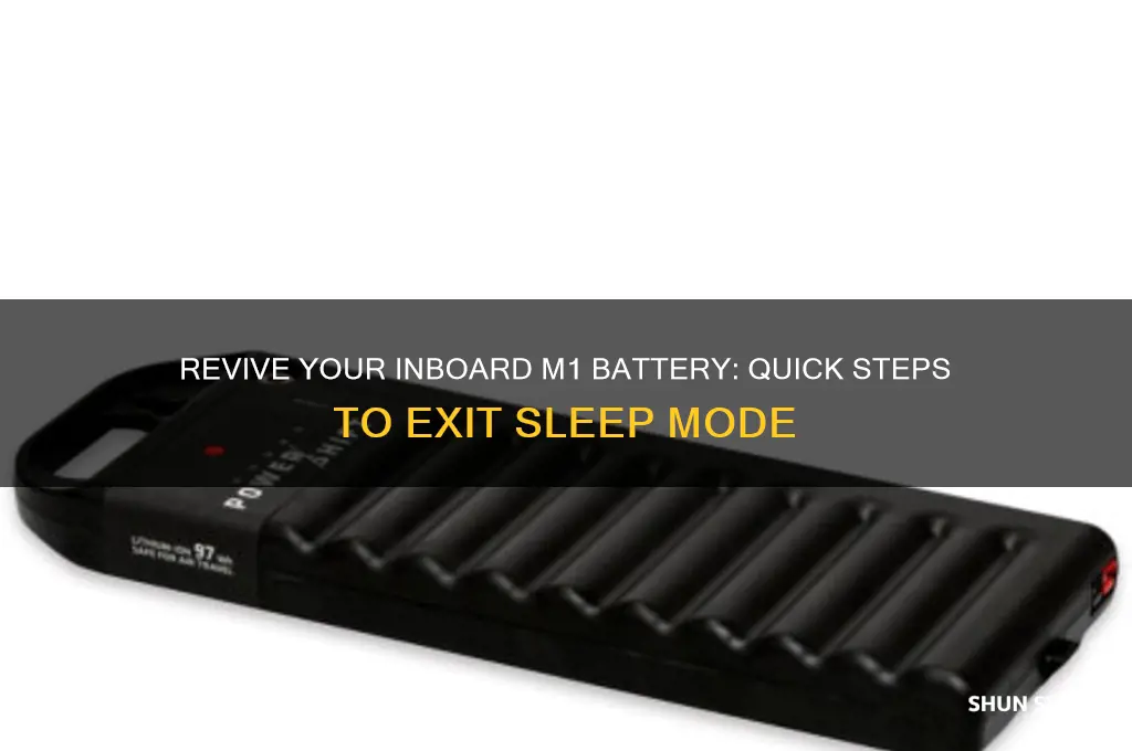 how to get inboard m1 battery out of sleep mode
