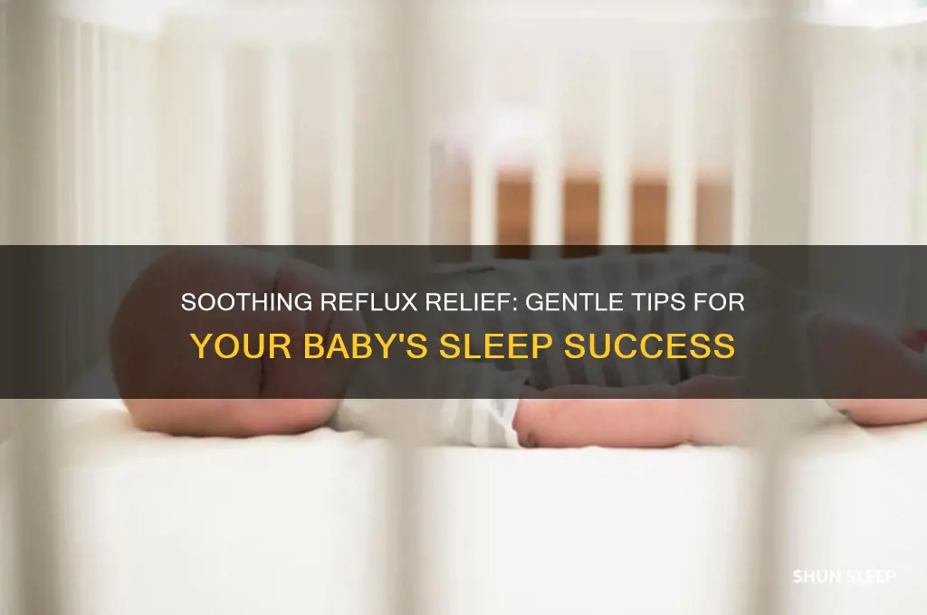 how to get infant to sleep if they have reflux