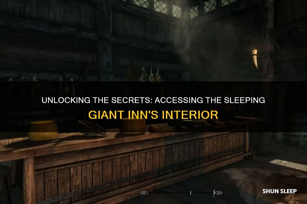 how to get inside the sleeping giant inn