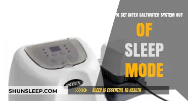 Wake Up Your Intex Saltwater System: Exit Sleep Mode Easily